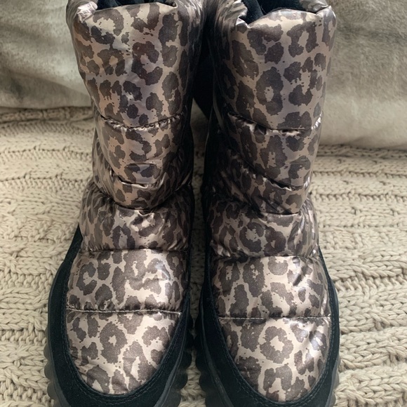 Kate Spade Frosty Leopard Print Women's Snow Boots - Picture 7 of 8